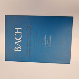 Weeping, Crying, Sorrow, Sighing BWV 12 Vocal Score