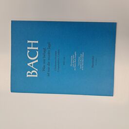 Was mir Behagt ist nur Die Muntre Jagd Congratulatiry Cantata BWV 208 Vocal Score
