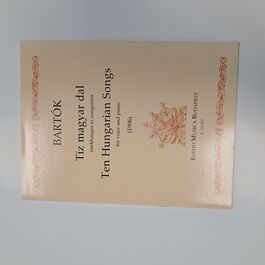 The Hungarian Songs for Voice and Piano (1906)