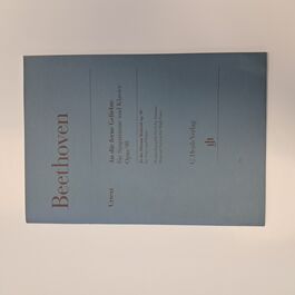 To the Distant Beloved Op. 98 for Voice and Piano