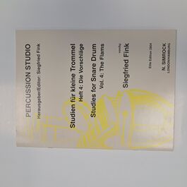 Studies for Snare Drum Vol. 4 The Flams