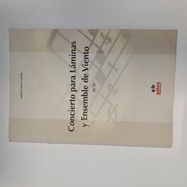 Concierto para Láminas y Ensemble de Viento Concierto para Láminas y Ensemble de Viento