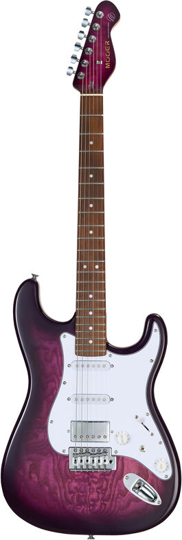 Guitarra Electrica con Usb/Midi Integrado Mooer Msc20 Pro Prune Purple