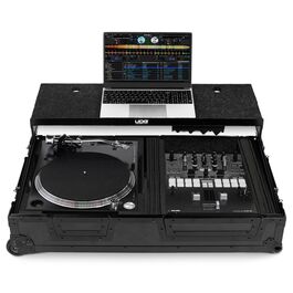 Hardcase para Equipo Dj Udg U91100bl Ultimate Flight Case Single Turntable Battle/Plx-Crss12+10'/12' Mixer Plus