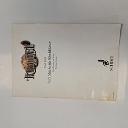 Five Pieces for Brass - Guión