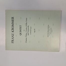 Quinteto para Clarinete, Violín 2 Violas y Violonchelo in B flat Major Op. 95 Quinteto para Clarinete, Violín 2 Violas y Violonchelo in B flat Major Op. 95