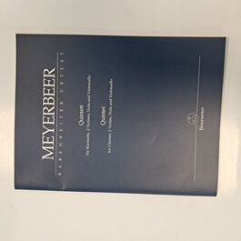 Quinteto para Clarinete, 2 Violines, Viola y Violonchelo Meyerbeer Quinteto para Clarinete, 2 Violines, Viola y Violonchelo Meyerbeer