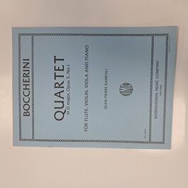 Quartet in D major, Opus 5 No. 1 for Flute, Violin, Viola and Piano