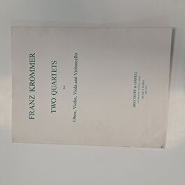 Two Quartets for Oboe, Violin, Viola and Violoncello