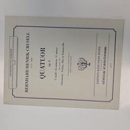 Quatutor Op. 4 C Minor Clarinete, Violon, Alto et Violoncelle