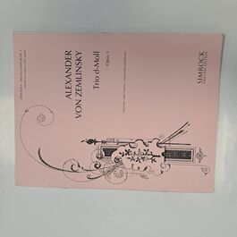 Trio d-Moll Opus 3 Klarinette (oder Violine), Violoncello und Klavier Trio d-Moll Opus 3 Klarinette (oder Violine), Violoncello und Klavier