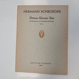 Drittes Klavier-Trio für Klarinette in A, Violoncello und Klavier Drittes Klavier-Trio für Klarinette in A, Violoncello und Klavier