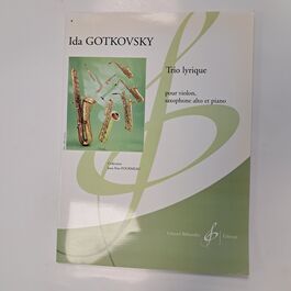 Trio Lyrique pour Violon, Saxophone alto et Piano