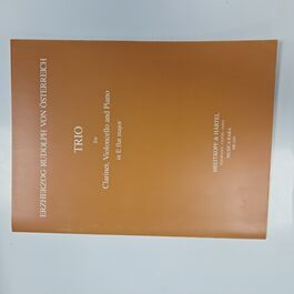 Trio for Clarinet, Violoncello and Piano in E flat major Trio for Clarinet, Violoncello and Piano in E flat major