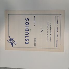 Estudios de Francisco Tárrega 1-2-3