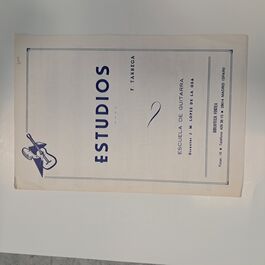 Estudios de Francisco Tárrega 14-15-16-17