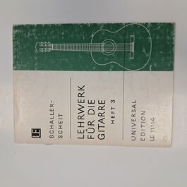 Lehrwerk für die Gitarre Heft 3
