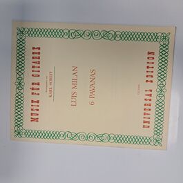 Musik für Gitarre 6 Pavanes Luis Milan