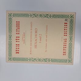 Hexachord 1 und 2 für Gitarre solo und 2 Gitarren