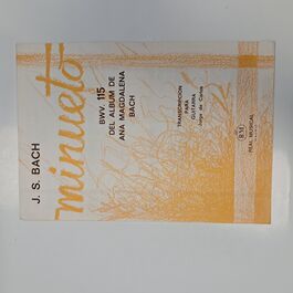 Minueto BWV 115 del Álbum de Ana Magdalena Bach para Guitarra