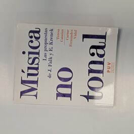 Música no Tonal Las Propuestas de J. Falk y E. Krenek