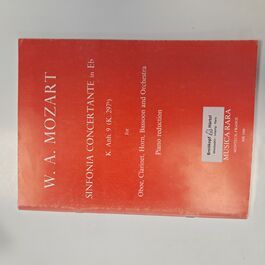 Sinfonia Concertante in Eb for Oboe, Clarinet, Horn, Basson and Orchestra