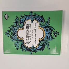 Symphonies Nos. 1,2,3 and 4 in Full Score