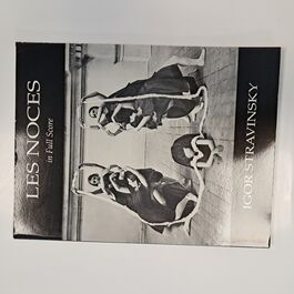 Les Noces Igor Stravinsky Vocal Score in Full Score