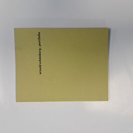 Arnold Schoenberg Portfolio