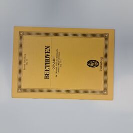 Quartet for 2 Violins, Viola and Violoncello C Minor Op. 18/4