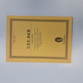 Concerto for Flute or Violoncello or Harpsichord, Strings and Basso Continuo A Major Wq 168, 172, 29