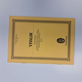 Concerto for Violin, Strings and Basso Continuo D Major Op. 3/9 (P147)