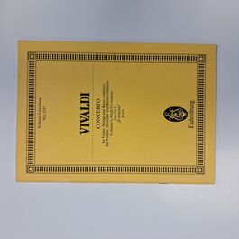 Concerto for Violin, Strings and Basso Continuo C minor Op. 51/3 “Il Sospetto” P 419