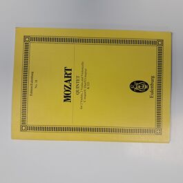 Quintet for 2 violins, 2 Violas and Violoncello C Major K 515