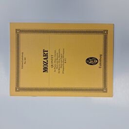 Quintet for Piano, Oboe, Clarinet, Horn and Basson Eb Major K 452