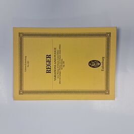 Variations and Fugue on a Theme of Johann Adam Hiller for Orchestra Op. 100