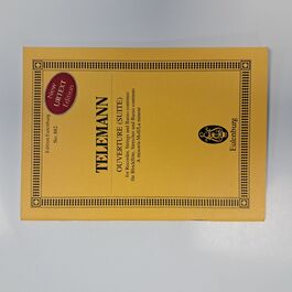 Ouverture (Suite) for Recorder, Strings and Basso Continuo A minor