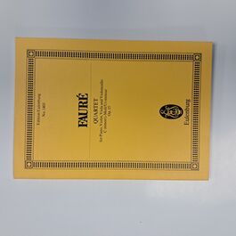 Quartet for Piano, Violin Viola and Violoncello C minor Op. 15