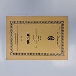 Quintet for 2 Violins, 2 Violas and Cello Bb Major K.174