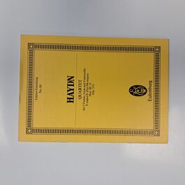 Quartet for 2 Violins, Viola and Violoncello E Major Op. 3/1