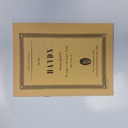 String Quartet Bb Major Op. 3 No. 4