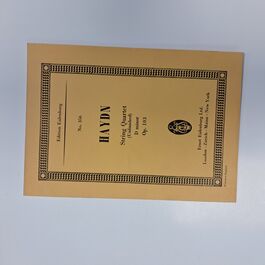 String Quartet (Unfinished) D minor Op. 103