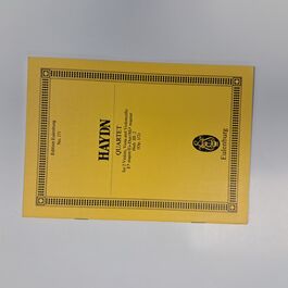 Quartet for 2 Violins, Viola and Violoncello Eb Major Hob. III: 2 (Op. 1/2)