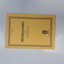 Trio for Piano, Violin and Violoncello D minor Op. 49