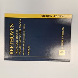 Trio C-Dur Opus 87 Variationen C-Dur WoO 28 für Oboen und Englisch Horn Urtext