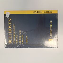 Streichquartett Opus 130 Grosse Fugue Opus 133 Urtext