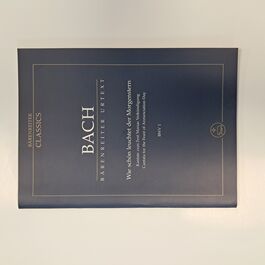 Wie Schön Leuchtet der Morgenstern Cantata for the Feast of Anunnnciation Day BWV 1 Urtext