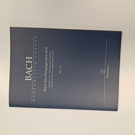 Cantata for the First Sunday after Trinity BWV 39 Urtext