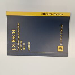 Das Wohltemperierte Klavier Teilt II Urtext