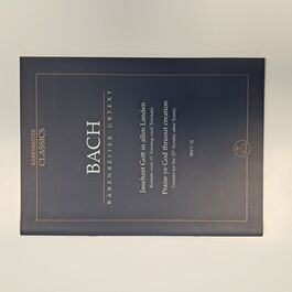 Praise ye God Thruout Creation Cantata for the 15 Sunday after Trinity BWV 51 Urtext